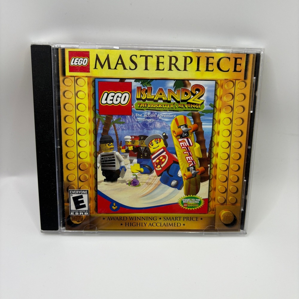 LEGO Island 2 The Brickster's Revenge PC CD-ROM Masterpiece Edition 2001 EA Game